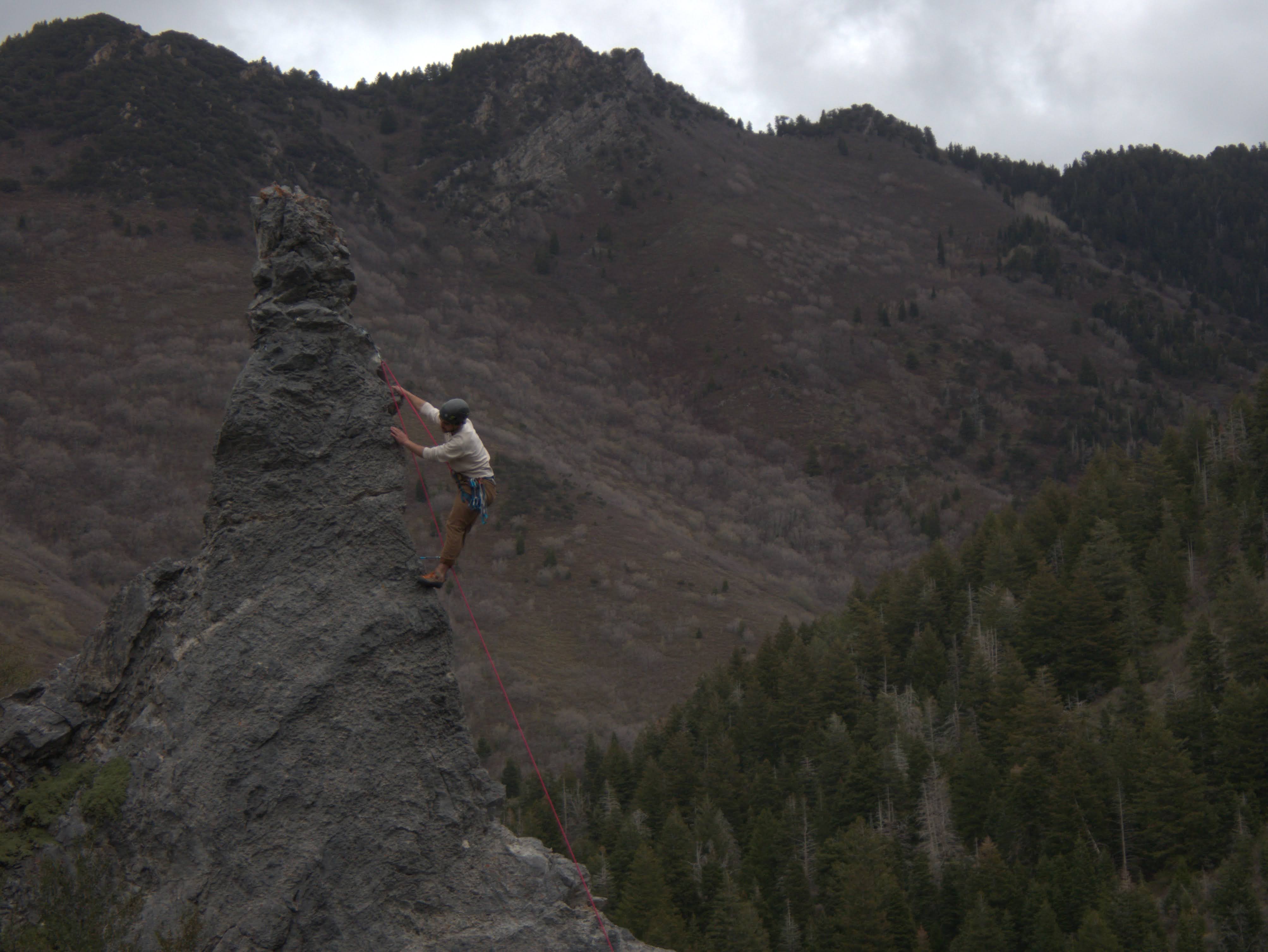Rock climbing photo