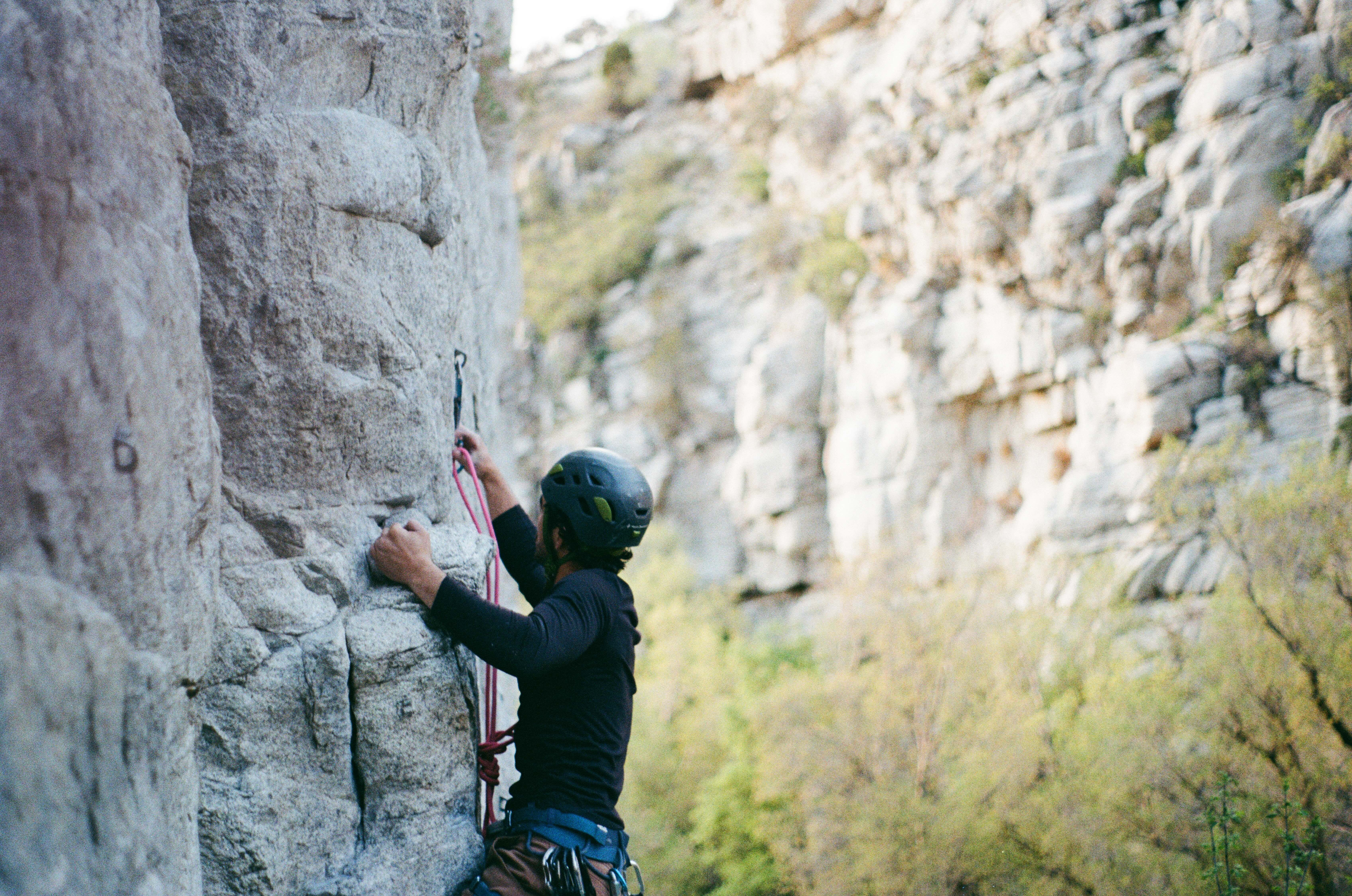 Rock climbing photo
